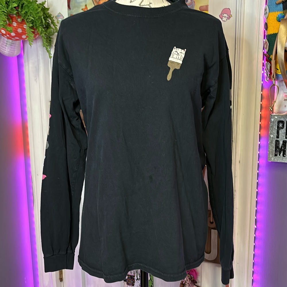 Ripndip bob ross long sleeve t shirt